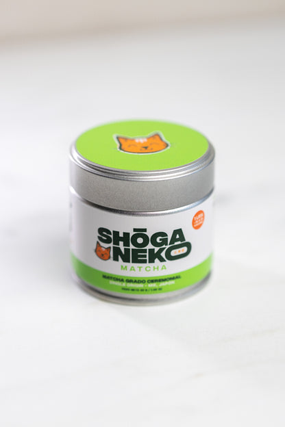 Shōga Neko Matcha (30g tin)